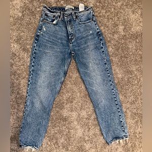 A&F mom jeans